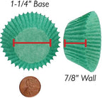 CybrTrayd No.6 Glassine Paper Approximately 14,000 Pieces – 1-1/4” Base, 7/8” Wall Candy Cups, Green - Image 3