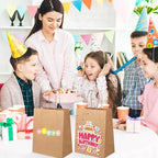 XPCARE Brown Paper Bags with Handles, 200Pcs 8x4.5x10In Kraft Paper Bag - Image 6