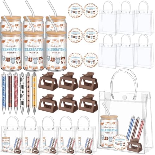 Daifunli 6 Set Western Cowboy Baby Shower Prize Gift for Winner Guest by Huiinen