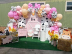 Cowgirl Pink Balloons Arch Garland Kit, Cow Print Farm Animal Balloons for Bachelorette Party, Birthday Party Baby Shower Bridal Shower Wedding Supplies Cow Theme Party Decorations-Pink - Image 5