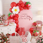 Hunnmingre A Berry Sweet Baby is on the Way Arch Backdrop Cover Decor - Image 4