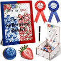 Strawberry Blueberry Gender Reveal Game Baby Shower Red Blue by Unknown