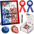 Strawberry Blueberry Gender Reveal Game Baby Shower Red Blue by Unknown