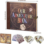 Scrapbook Photo Album Our Adventure Book Embossed Hard Cover - Image 2