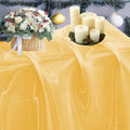 75 Yard Organza Fabric 44" Wide for Wedding Event Décor - Gold by MDS