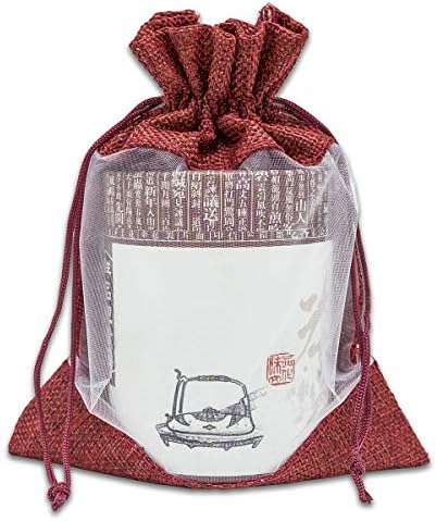 48 pc Jute Burlap & Sheer Organza Gift Bags w. Drawstring by TheDisplayGuys - Image 2