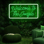 Welcome to the Jungle Neon Sign, Neon Light Sign for Wall Decor Dimmable Green LED signs for Bedroom Home Birthday Party Wedding Engagement Garden Man Cave Decor USB Powered - Image 3