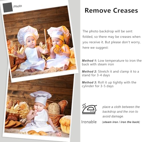 Bakery Baking Backdrop 10x8ft Baby Baker Photography Background - Image 5