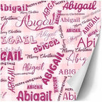 AOFUN Wrapping Paper Roll with Printed Name - Personalized for Him - Mens Birthday - 5 Rolls, 58" x 23" Each - Image 3