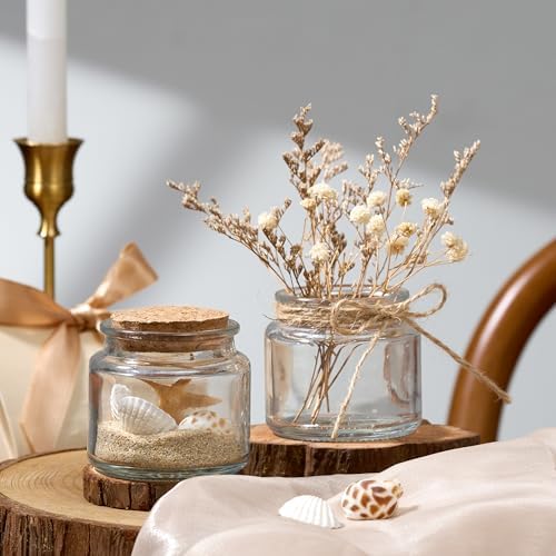 Danmu 3oz Candle Jars,Small Glass Jars with Lids for Making Candles 24 Pack - Image 6