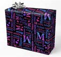 AOFUN Custom Name Gift Wrapping Paper Funny Gifts For Friends Custom Gifts Personalized Name Text Personalized Name Gift 5 Rolls 58" x 23" by Unknown