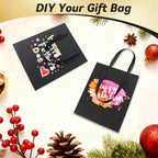 Addblu 30 Pack Black Gift Bags with Handles - Image 7