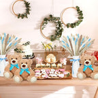 123 Set Bear Baby Shower Table Centerpiece Decor, Blue, Boy - Image 6