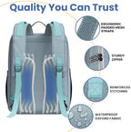 Baby Shower Gifts Diaper Bag Backpack - Large Capacity Baby Bag Backpack, Wide Opening & Easy Access Stylish Baby Diaper Bag - Waterproof, Durable, Travel-Friendly Organizer w/ Foldable Changing Pad - Image 4