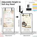 2‑Pack Adjustable Welcome Sign Stand for Event Decor - Image 2