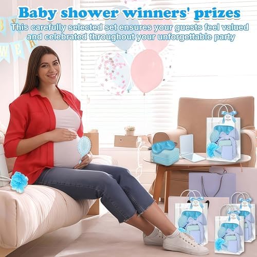 6 Set Baby Shower Prize for Winner Guest Blue Bridal Shower Favor Gifts - Image 6