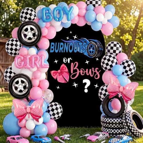 Moukeren Black Burnouts or Bows Girl Gender Reveal Decoration - Image 5