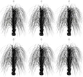Exquisite Black Spray Centerpieces 6 Pack, 28 Inch Foil Table Decor by Exquisite