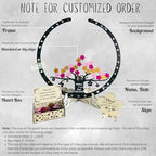 Cherry Blossom Wedding Guest Book Alternative Wooden Tree Drop Box Frame - Image 6