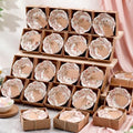 SiliFine 24 Pcs Wedding Favors for Guests Small Ceramic Bowls, Rose, Pink by SiliFine
