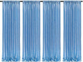Poise3EHome Baby Blue Sequin Backdrop Curtains,4 Panels 2FTx8FT Glitter Background for Party Birthday Party Baby Shower Wedding Christmas Thanksgiving Holiday Festival Decor by Poise3EHome
