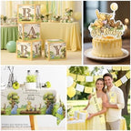 336PCS Bear Baby Shower Decorations Neutral Party Set 25 Guests - Image 6