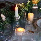 Fixwal 36pcs Glass Bud Vase Bulk Set, Clear Small Glass Vases for Flowers - Image 3