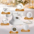 Audio Guest Book Wedding Phone, Vintage Voice Message Recorder Telephone with Premium Gift Box for Special Events, Bridal Shower, Birthday Party, Baby Shower, Anniversary, Engagement - Image 5