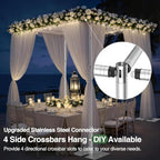 EMART Heavy Duty Backdrop Stand 10x10 Adjustable Photo Pipe and Drape Stand - Image 5