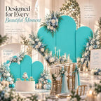 Set of 3 Stretchy Wedding Arch Backdrop Covers, 7.2FT, 6.6FT & 6FT - Image 3