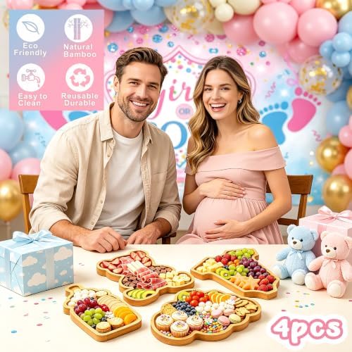 Baby Shower Charcuterie Board Bearly Wait Gender Reveal Decorations Platter - Image 2