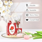 Ohuimrt 50 Pack 6.7" x 2.8" x 9.1" Clear Plastic Gift Bags with Handles - Image 4