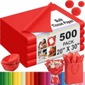 500 Sheets Red Tissue Paper Bulk 20 x 30 Inch for Christmas Gift Bags by Qilery