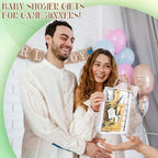 Kochorie 6 Sets Baby Shower Prizes for Game Winners 49 Pcs Square Bamboo Cheese Board Gift with Knives Spoons Gift Bags Kitchen Towels Bridal Shower Party Favors for Guests - Image 6