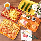 4 Pieces Fall Serving Trays Melamine Platters - Image 4