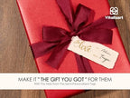 Vitalizart Red Wrapping Paper Set 30" Pearly-Lustre Ribbons & Gift Tags - Image 4