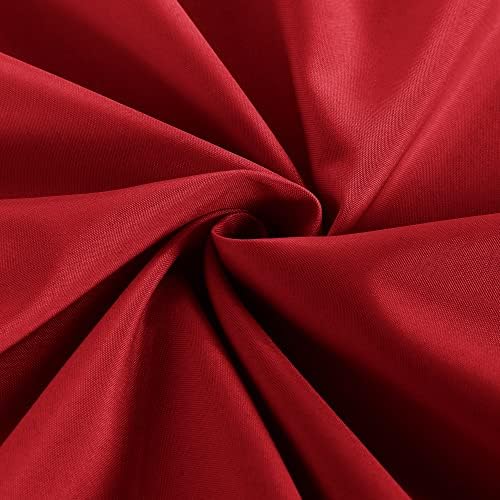 Obstal 2 Pack 8FT Red Table Cloths for Standard Folding Tables - Image 6