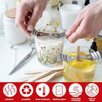 Whaline 12Pcs Wildflower Empty Candle Jar with Lid Floral Glass Container - Image 3