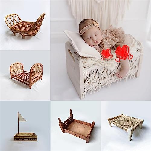 Newborn Photography Props Posing Bed Baby Photoshoot Posing Props Furniture Photo Backdrop Accessories Infant Photo Bed Newborn Photography Bed - Image 4