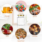 4 oz Hexagon Glass Honey Jars 30 Pack, Gold Lids with Dipper & Jute - Image 4