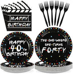 Greencian 96Pcs iFriends Themed Birthday Party Decorations, Serves 24 by Grencian