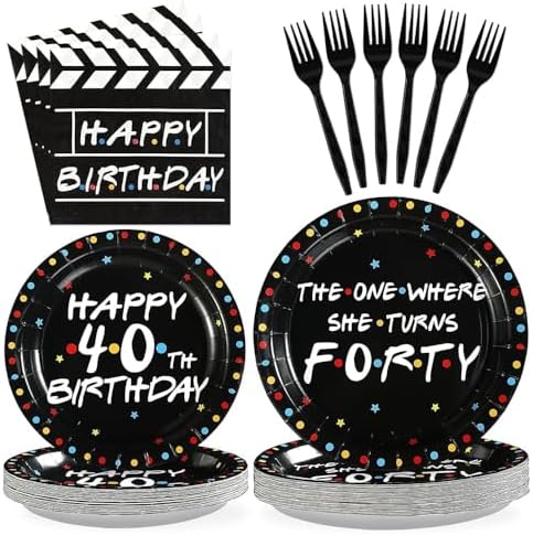 Greencian 96Pcs iFriends Themed Birthday Party Decorations, Serves 24 by Grencian