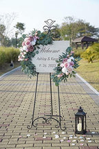 ponatia Small Artificial Wedding Arch Flowers Set of 2 - Image 2