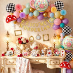 Gejoy 82 Pcs Wonderland Tea Party Decorations, Vintage Halloween Decor - Image 6