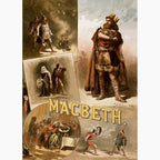 CafePress Vintage Macbeth Theatre Poster Greeting Cards Greeting Card (20-pack), Note Card with Blank Inside, Birthday Card Matte - Image 3