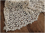 Honra Orraphtstu Baby Photography Props Lace Blanket for Newborn Photoshoot Layers Photo Posing Backdrop Boho(M, Beige B) - Image 2