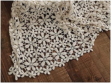 Honra Orraphtstu Baby Photography Props Lace Blanket for Newborn Photoshoot Layers Photo Posing Backdrop Boho(M, Beige B) - Image 2