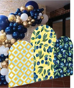 Blueberry Arch Backdrop Cover for Birthday Baby Shower Wedding Party Decoration,Elastic Fabric Background (Width=35"(90cm),Height=78"(200cm),GUS-Arch-GX-898) - Image 3