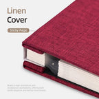 Vienrose Self Adhesive Photo Album, 60 Pages, 11 x 10.6 in, Red - Image 5