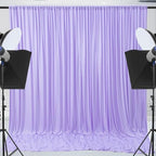 10x10ft Wrinkle Free Lavender Backdrop Curtain for Parties Soft Fabric Drapes Wedding Curtain Backdrop for Birthday Party Decorations Background for Photography 5x10ft,2 Panels - Image 2